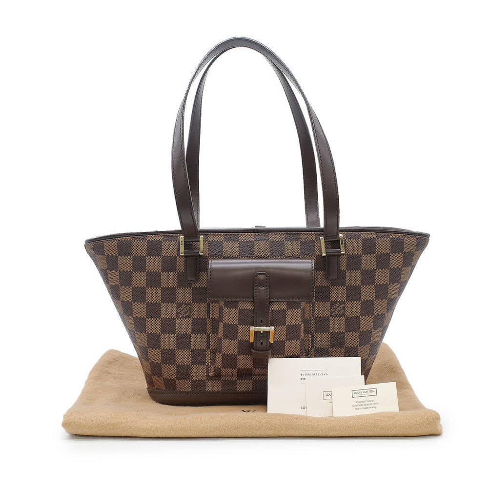 Louis Vuitton Manosque PM Handbag Damier Brown